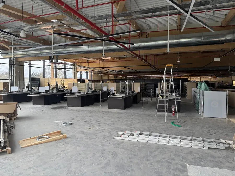 Levée de réserves d'un magasin Intermarché à Élancourt — avant travaux