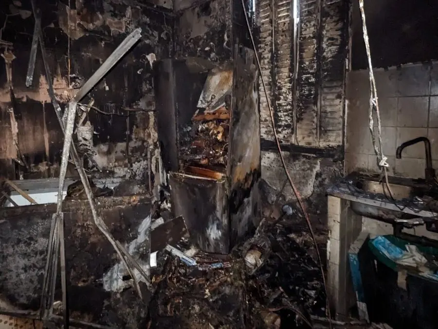 Remise en état d'une pizzeria NÉOPIZZA après incendie à Corbeil-Essonnes — avant travaux